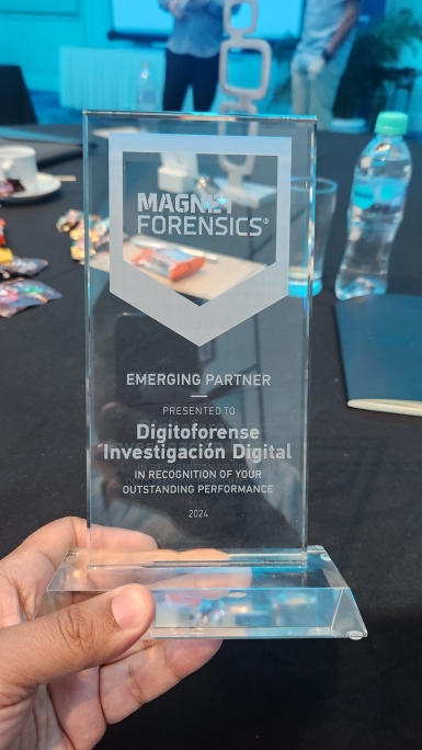 Digitoforense Recibe Reconocimiento en Magnet Forensics Partner Awards en Aruba